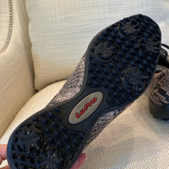 FOOTJOY LOPRO GOLF SHOES WOMENS SIZE 7 SNAKE PRINT MEDIUM #97022 - Picture 13 of 13
